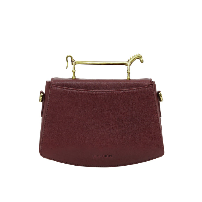 Pharaoh  04 Red Leather Sling Bag