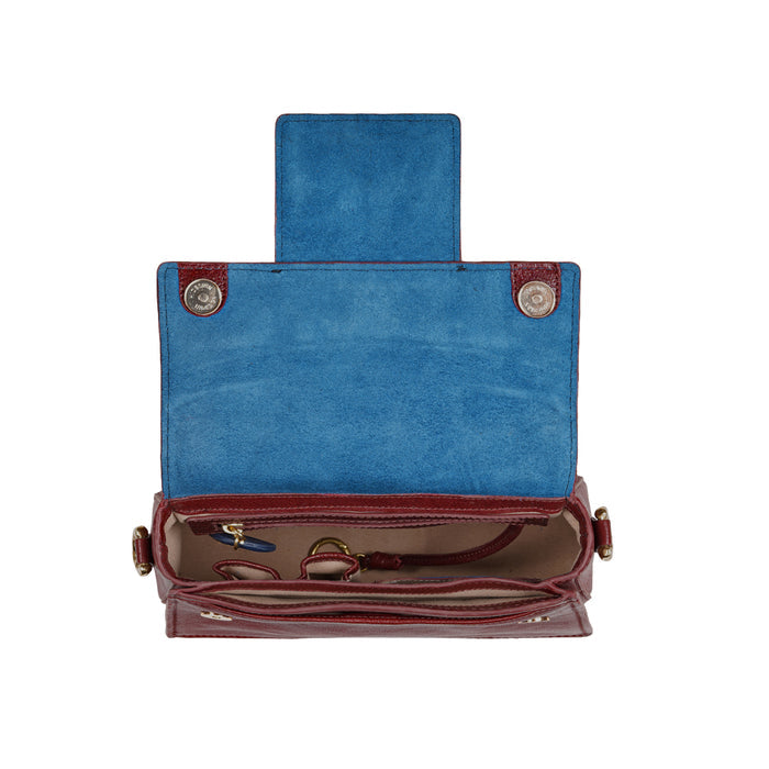 Pharaoh  04 Red Leather Sling Bag