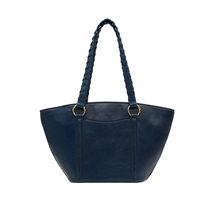 Pharaoh  05 Blue Leather Tote Bag