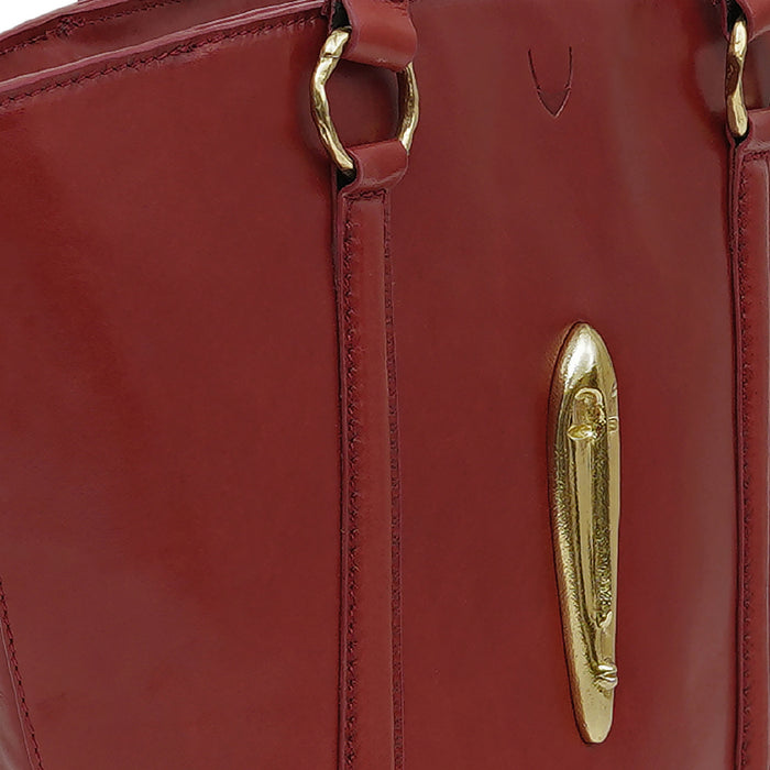 Pharaoh  05 Red Leather Tote Bag