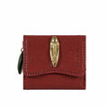 Pharaoh  W1 Red Leather Trifold Wallet