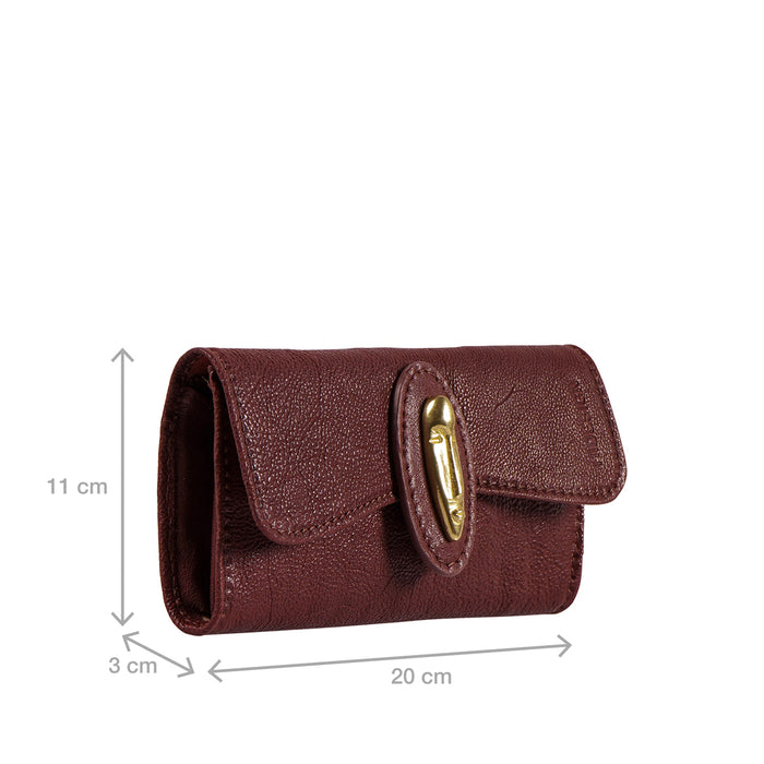 Pharaoh  W2 Red Leather Bi-Fold Wallet