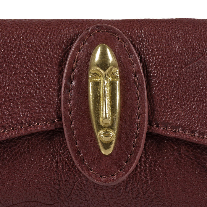 Pharaoh  W2 Red Leather Bi-Fold Wallet