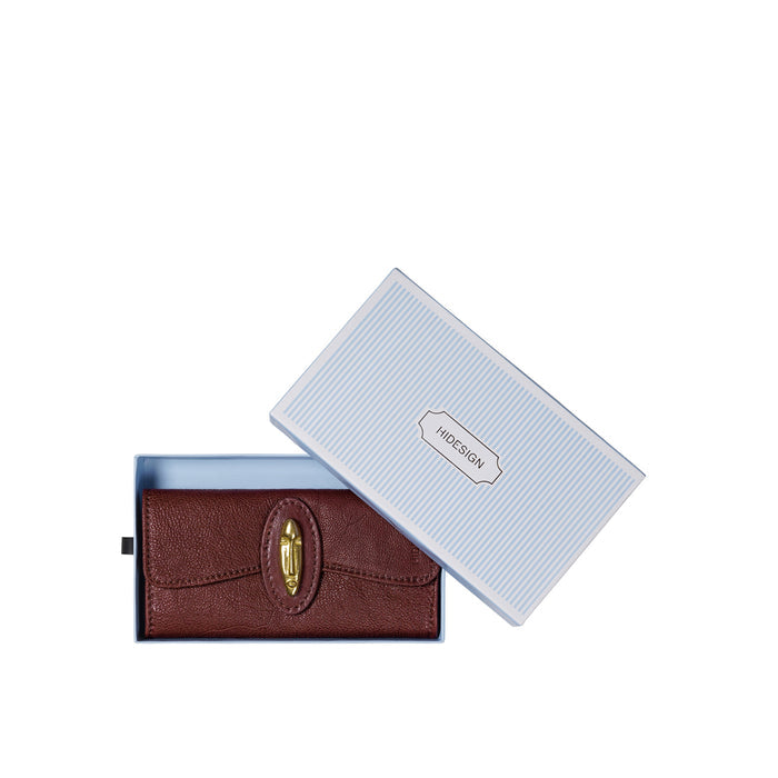 Pharaoh  W2 Red Leather Bi-Fold Wallet