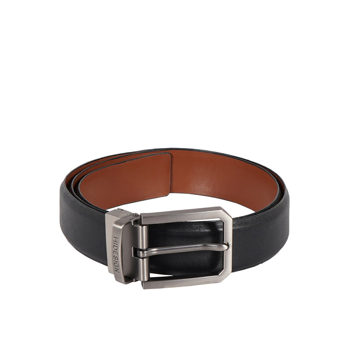 Pique Adison Men's Black Reversible Leather Belt