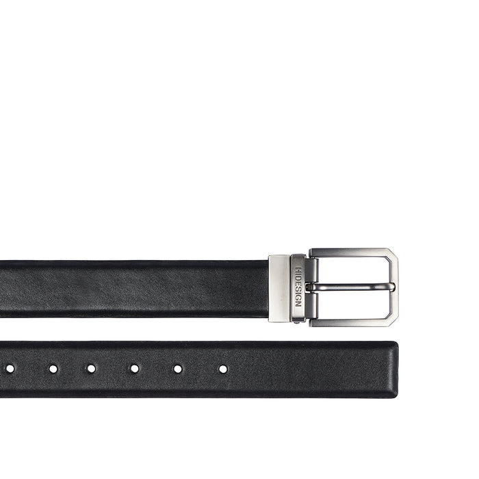 Pique Adison Men's Black Reversible Leather Belt