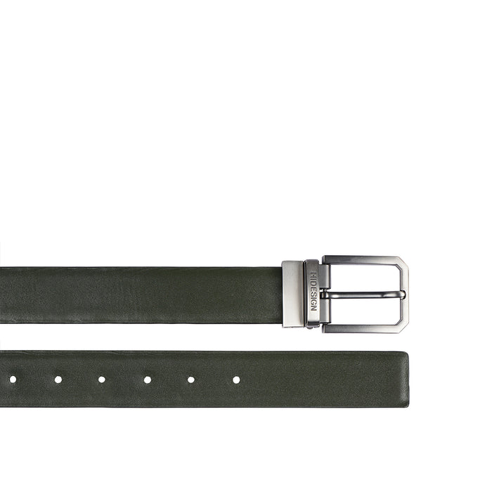 Pique Adison Men's Black Reversible Leather Belt