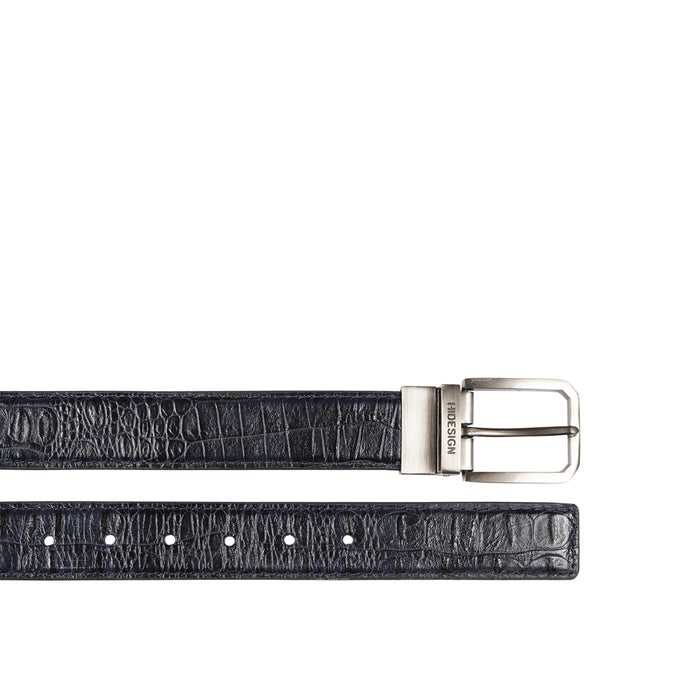 Pique Dario Men's Blue Reversible Leather Belt