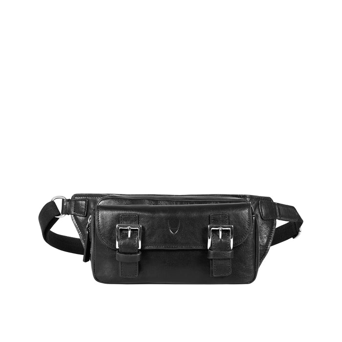 Pisco 01 Black Leather  Crossbody