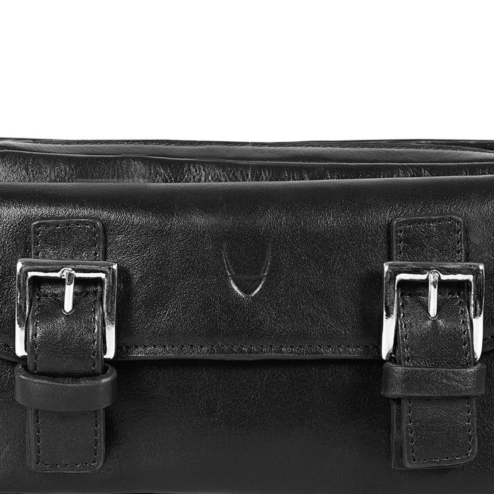 Pisco 01 Black Leather  Crossbody