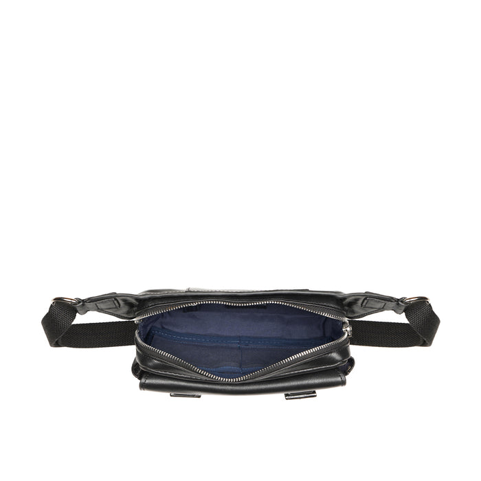 Pisco 01 Black Leather  Crossbody