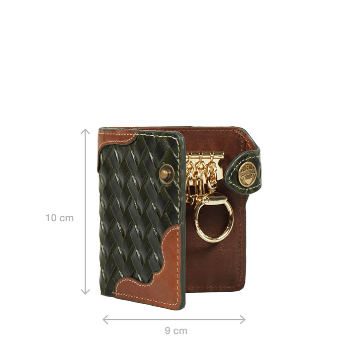 Pisco W1 Green Leather Key Holder