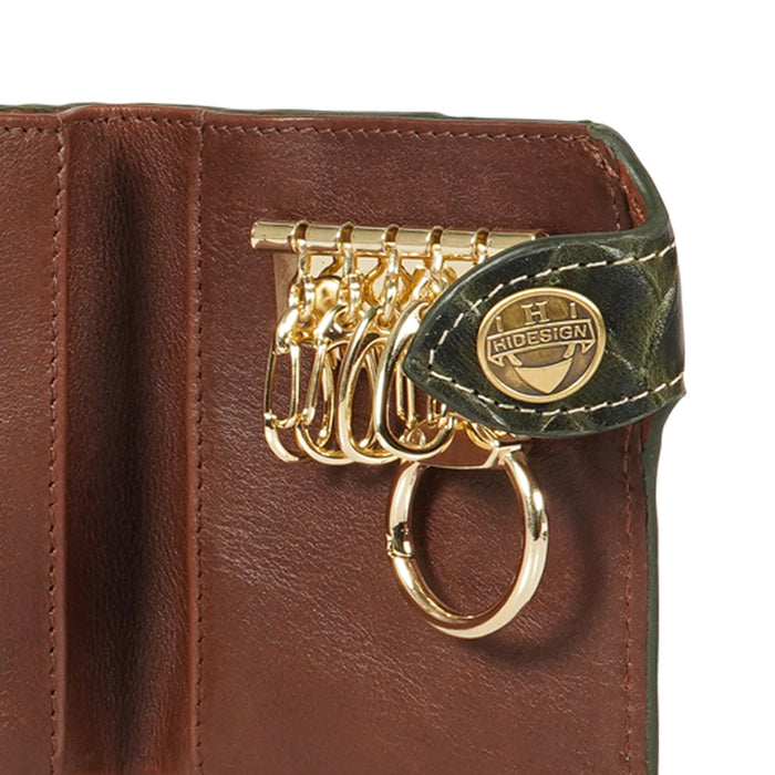 Pisco W1 Green Leather Key Holder