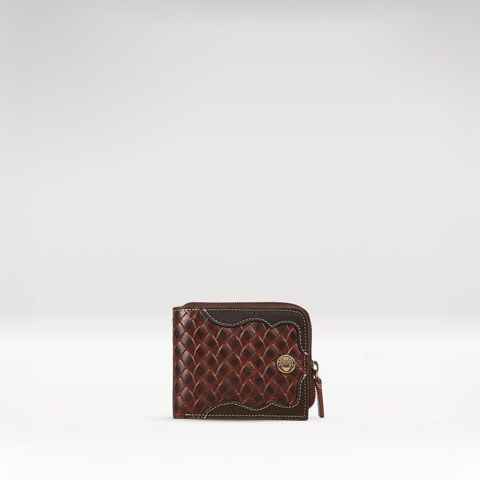 Pisco W2 Tan Leather Bi-Fold Wallet