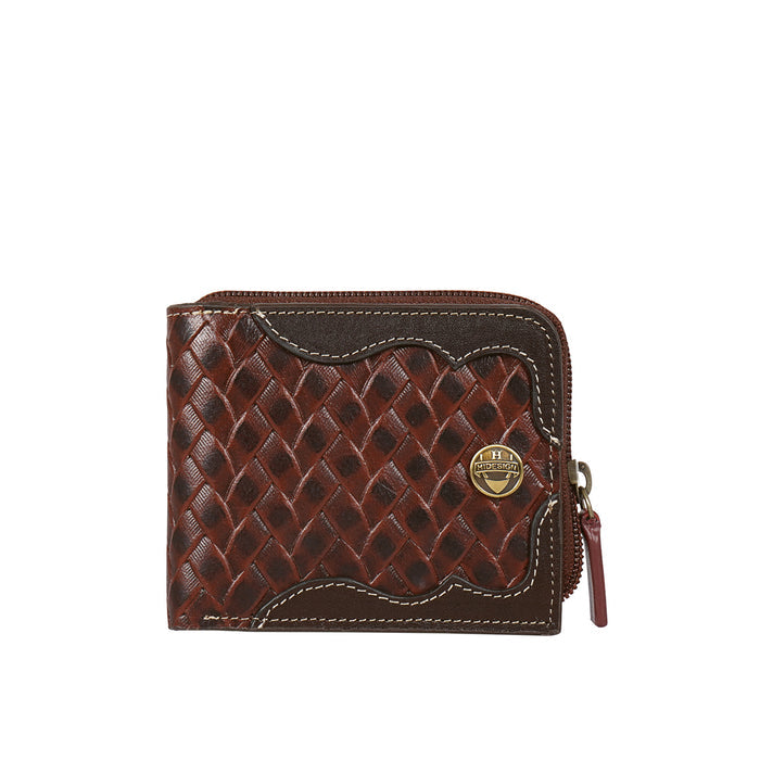 Pisco W2 Tan Leather Bi-Fold Wallet