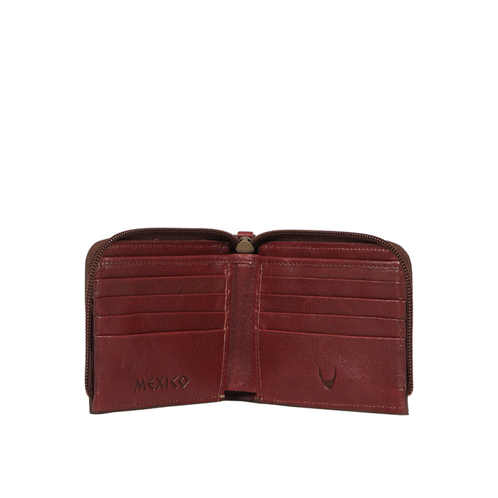 Pisco W2 Tan Leather Bi-Fold Wallet
