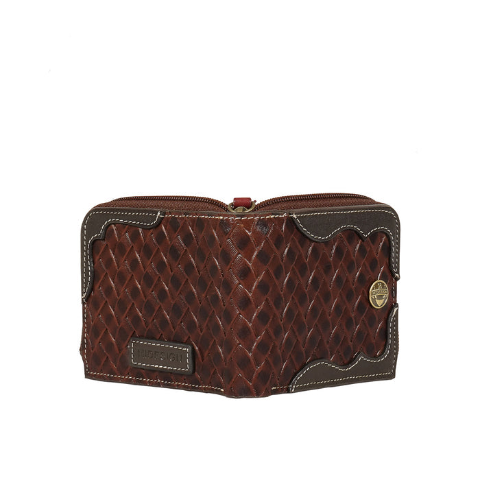 Pisco W2 Tan Leather Bi-Fold Wallet