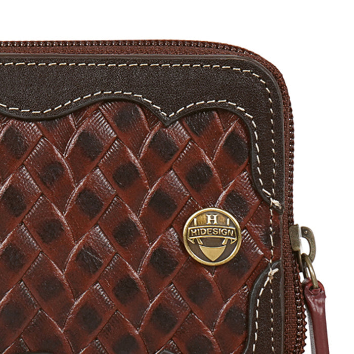 Pisco W2 Tan Leather Bi-Fold Wallet