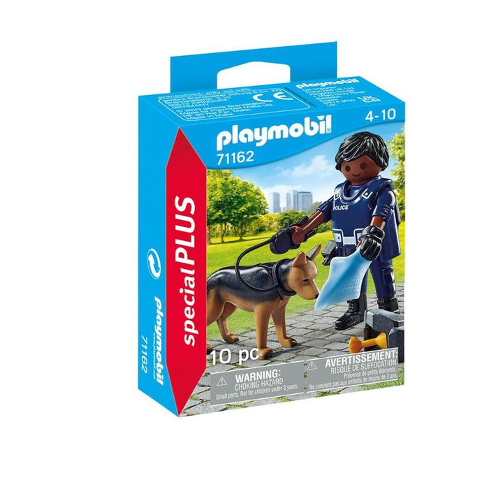 Playmobil - Policeman with Sniffer Dog 71162
