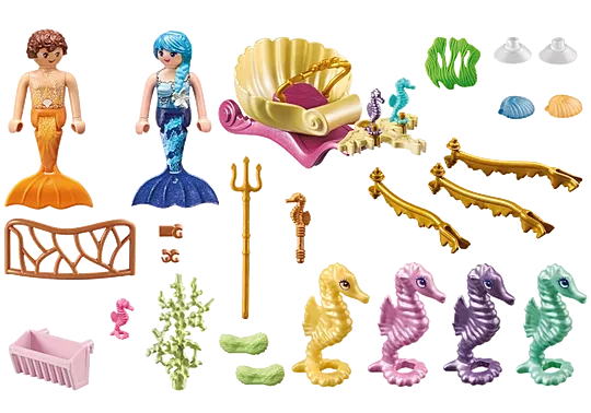 Playmobil - Princess Magic Mermaid Seahorse Carriage 71500