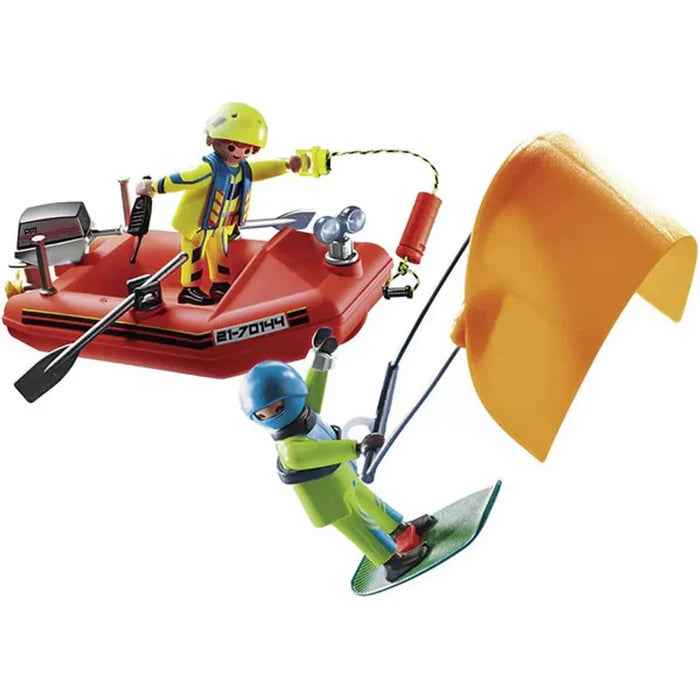 Playmobil - Sea Rescue Kite Surfer Rescue With Speedboat 70144