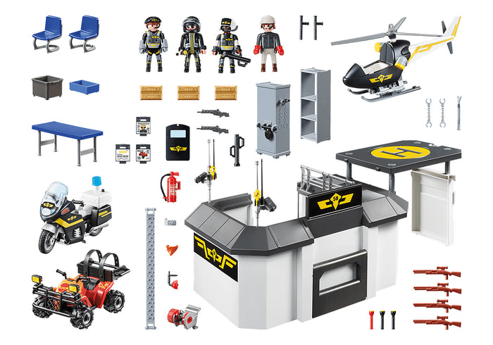 Playmobil - Take Along Tactical HQ 70338
