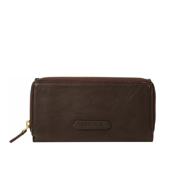 Polo W2  Brown Leather Trifold Wallet