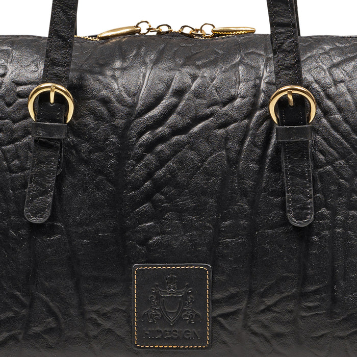 Pont Neuf 01 Black Leather Shoulder Bag