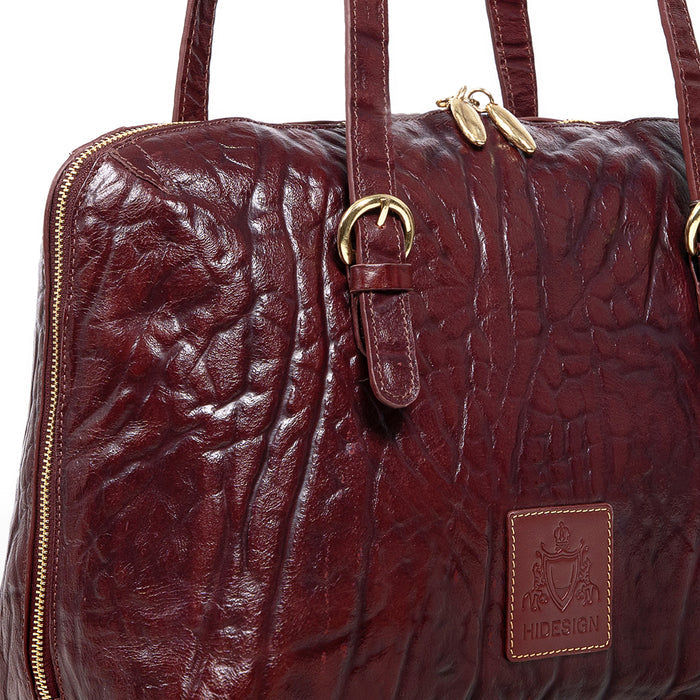 Pont Neuf 01 Red Leather Shoulder Bag