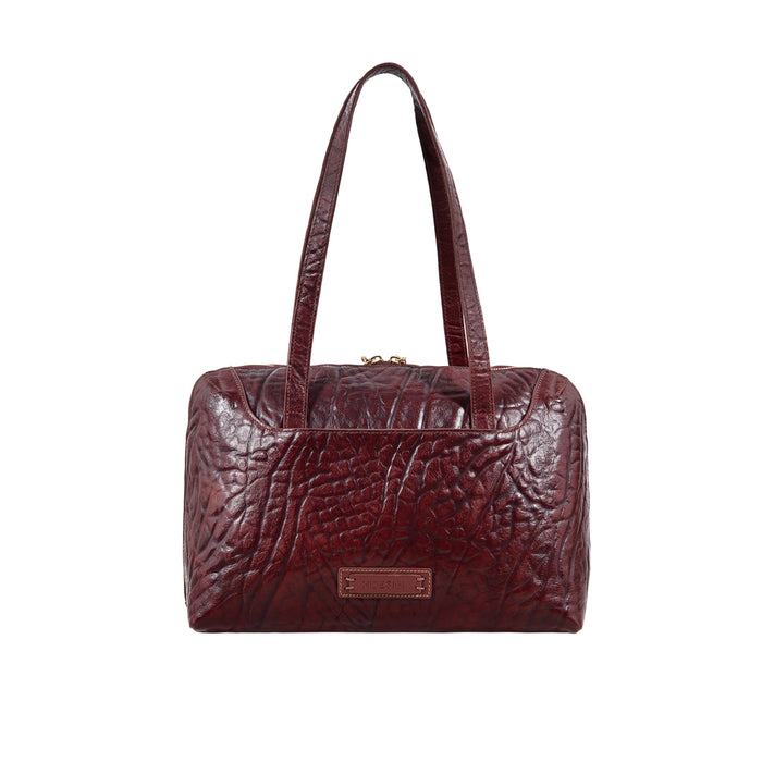 Pont Neuf 01 Red Leather Shoulder Bag