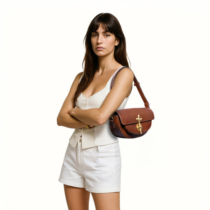 Preserve - 03 Tan Leather Shoulder Bag
