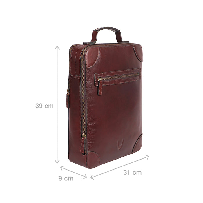 Protect 01 Brown Leather  Backpack