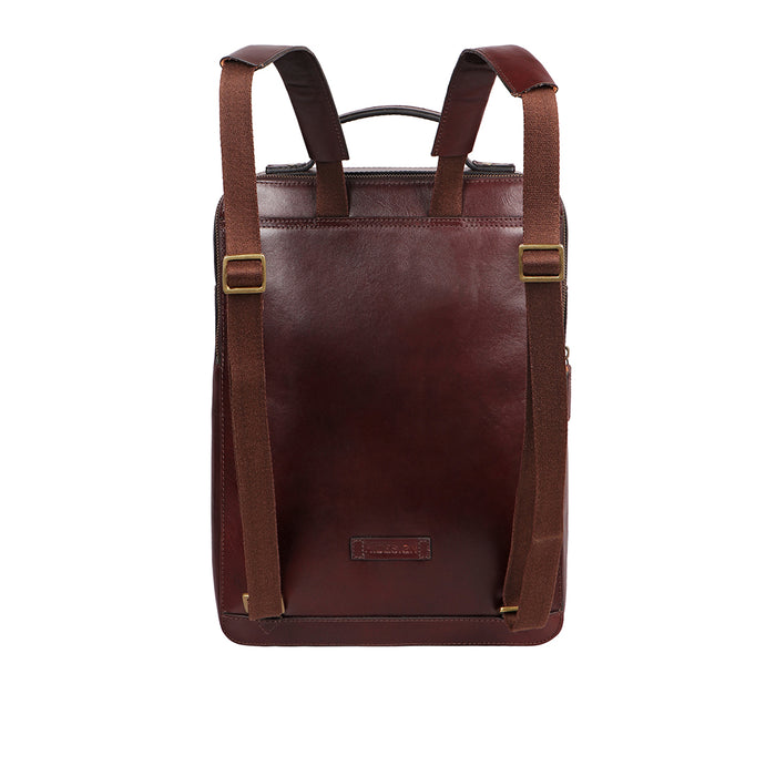 Protect 01 Brown Leather  Backpack