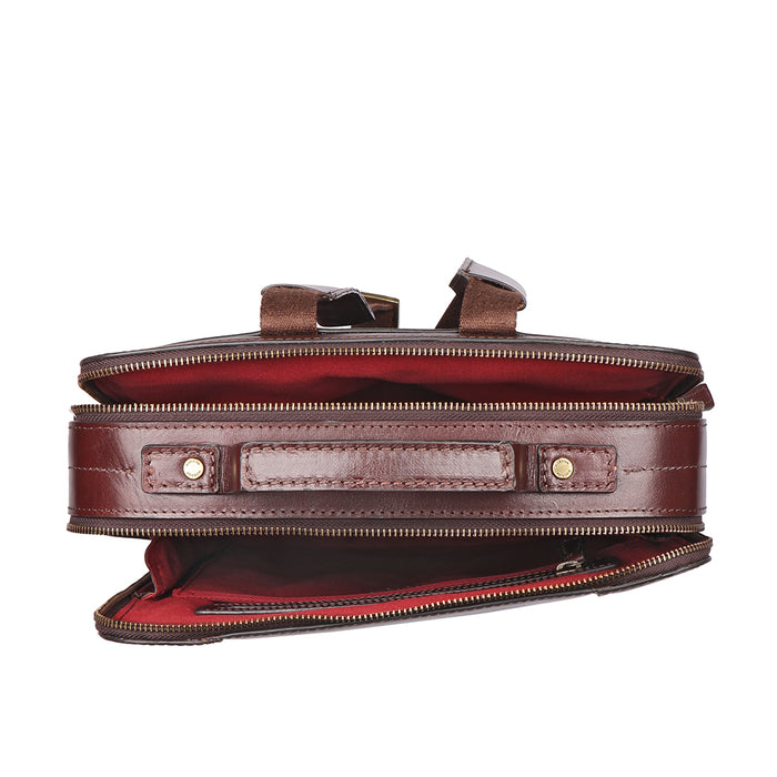 Protect 01 Brown Leather  Backpack
