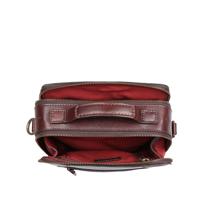 Protect 02 Brown Leather  Crossbody