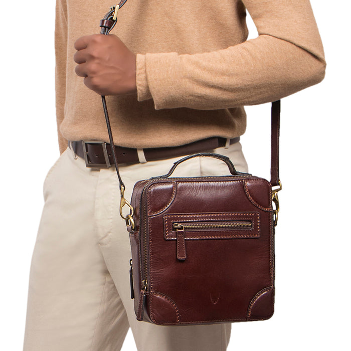 Protect 02 Brown Leather  Crossbody