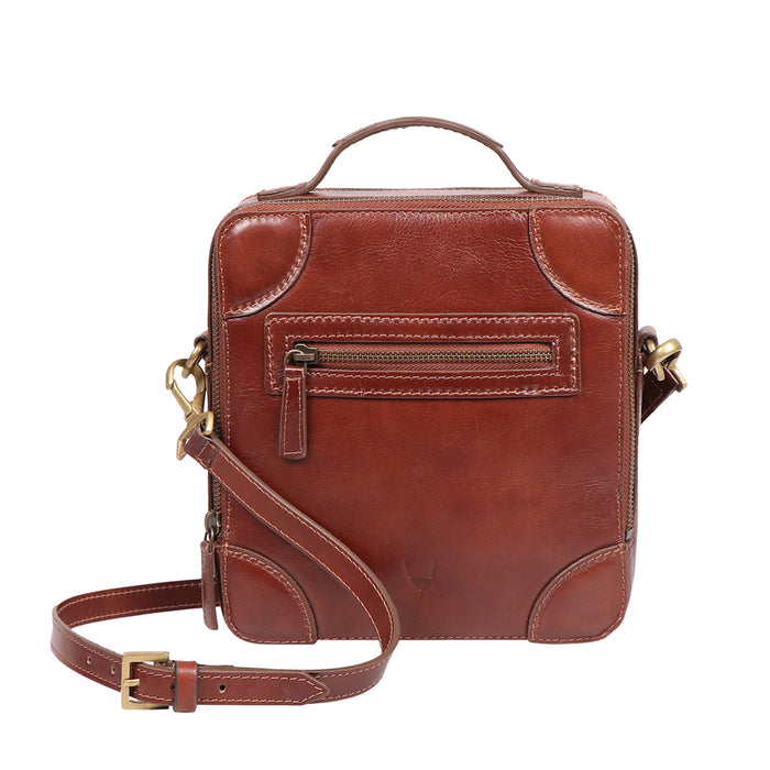 Protect 02 Tan Leather  Crossbody