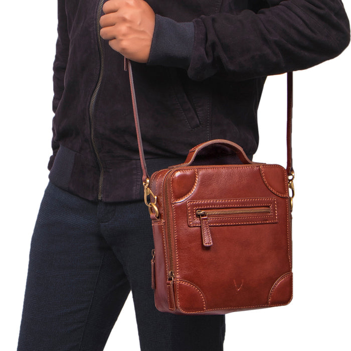 Protect 02 Tan Leather  Crossbody