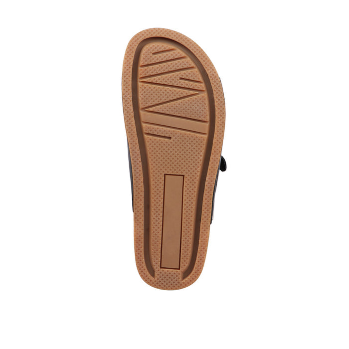 Puerto Rico Women's Black Leather Sandals