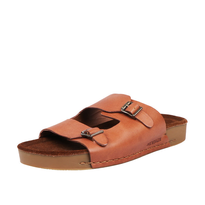 Puerto Rico Women's Tan Leather Sandals