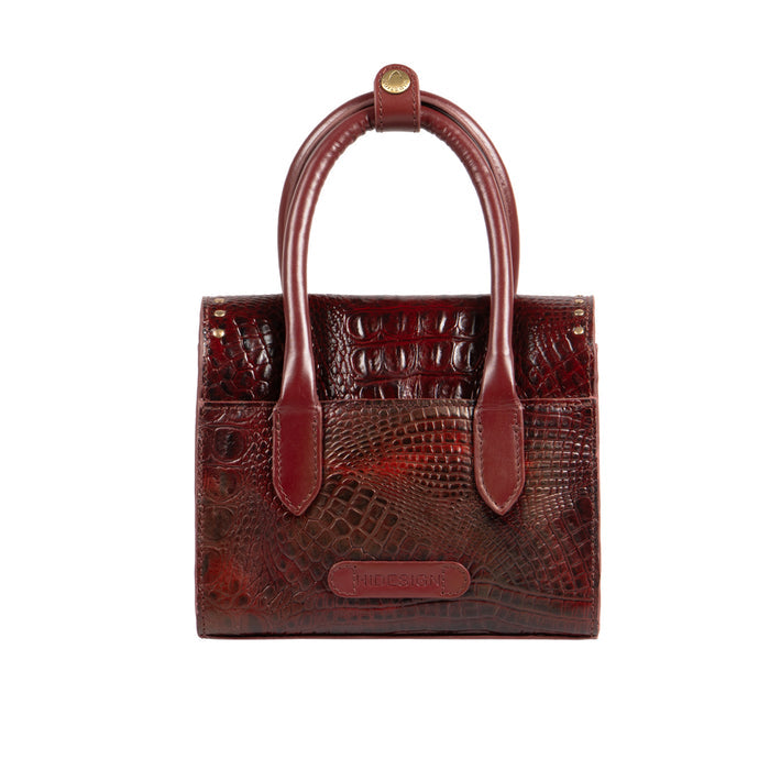 Punk 01 Red Leather Satchel