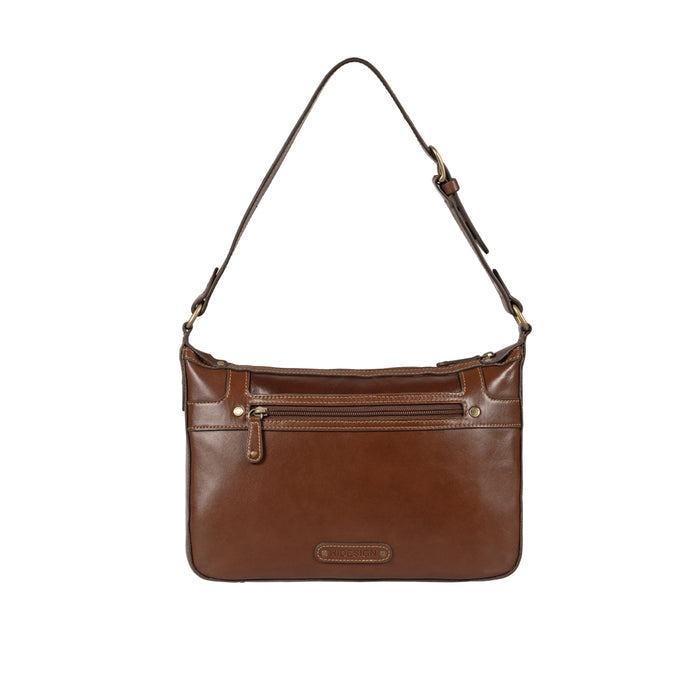 Pyne 02 Brown Leather Shoulder Bag