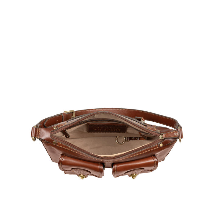 Pyne 02 Brown Leather Shoulder Bag