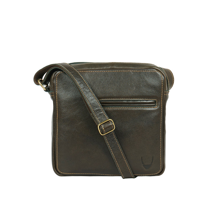 Rambler 01 Green Leather  Crossbody