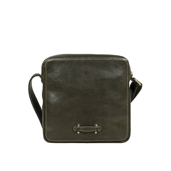 Rambler 01 Green Leather  Crossbody