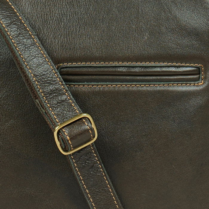 Rambler 01 Green Leather  Crossbody