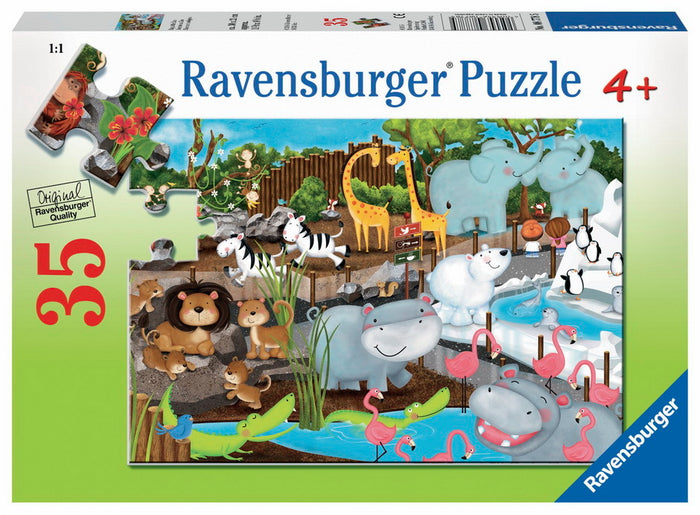 Ravensburger - 35Pc Day at the Zoo Puzzle