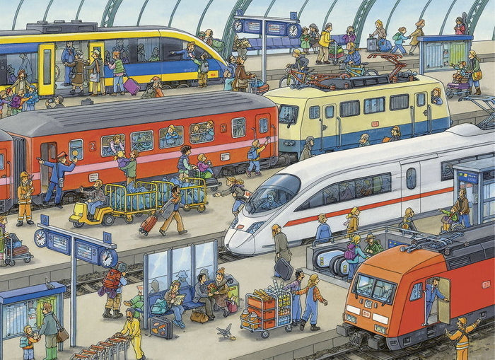 Ravensburger - 60Pc Railway Station Puzzle