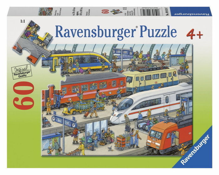 Ravensburger - 60Pc Railway Station Puzzle