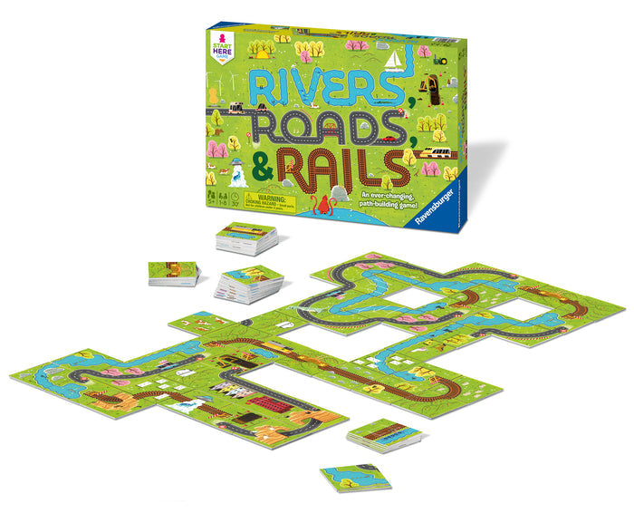 Ravensburger - Rivers Roads & Rails Game